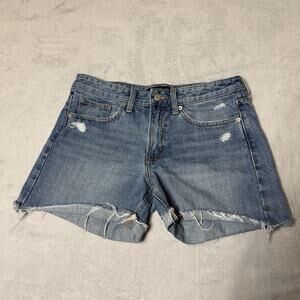 Women’s LUCKY BRAND Distressed Denim Boyfriend Shorts - Size 6